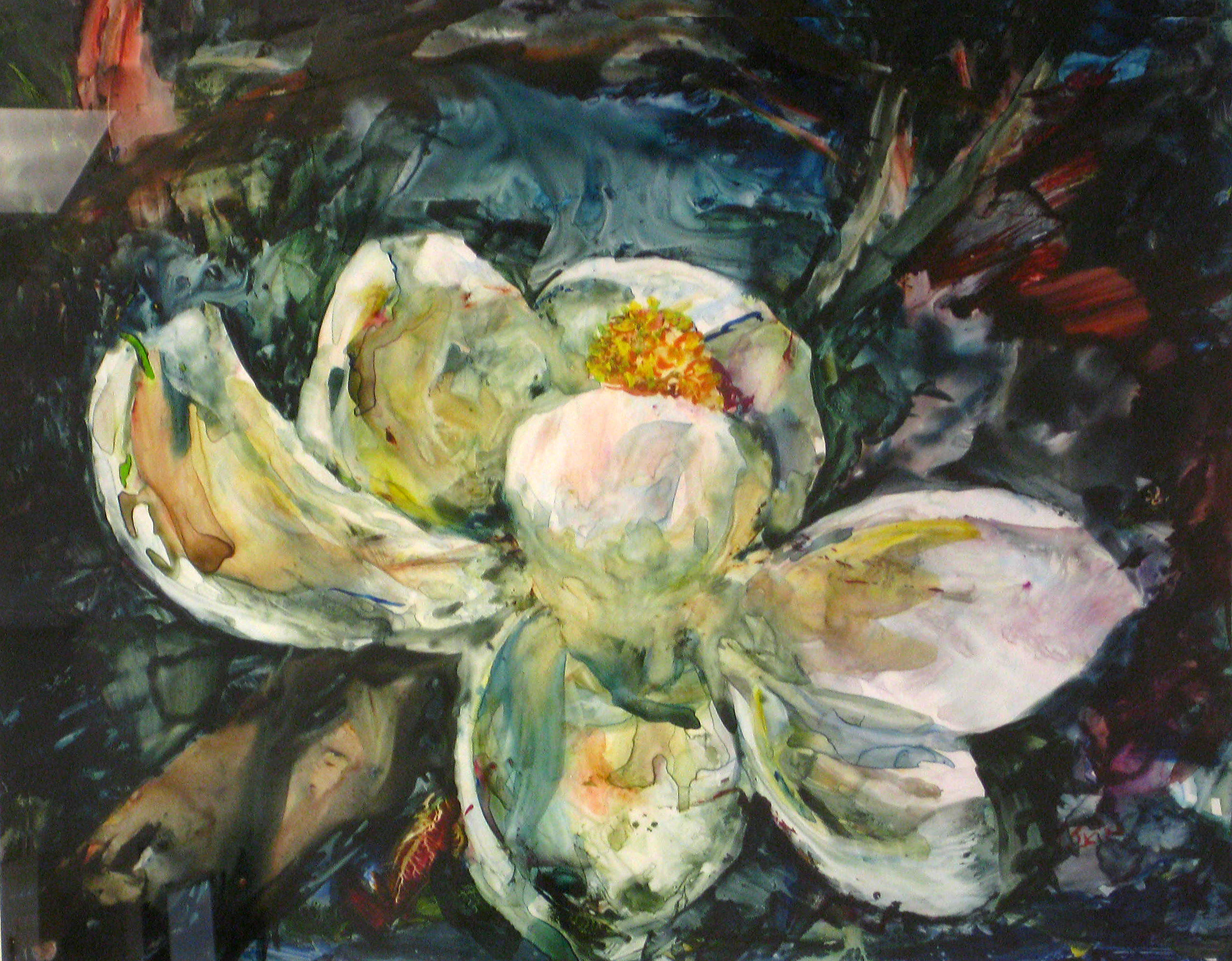 \"Waterlilies\" by Talor Ikin / Watercolor / Anonymous donation, 2008 ikin-magnolia