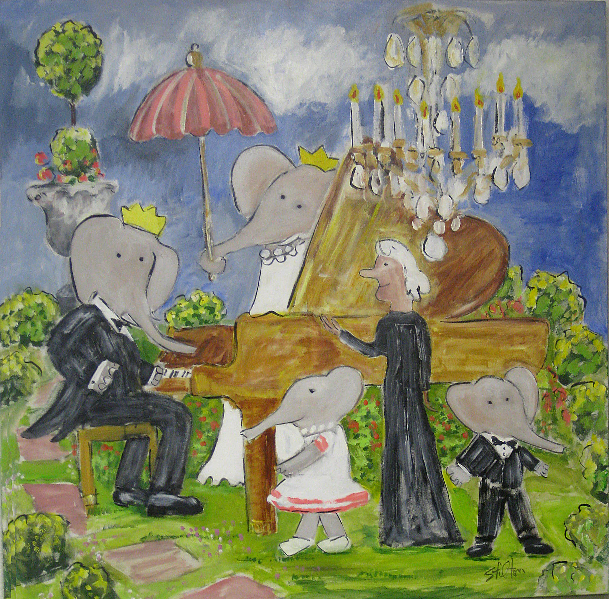\"Untitled\" by Peter Stilton / Acrylic / Donated by Peter Stilton, 2012 stilton
