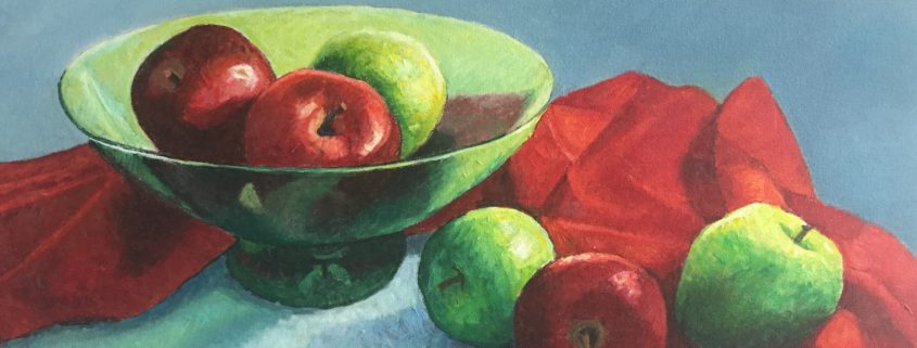 Red and Green Still Life by Gainor Roberts - 845x321 Red and Green Still Life by Gainor Roberts - 845x321