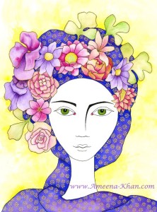 "Portrait of Zahra" by Ameena Khan