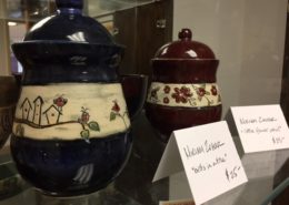 Ceramics - Round jars with lids