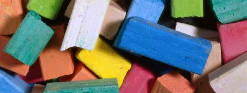 Colorful art chalk sticks Colorful art chalk sticks