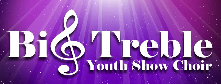 Big Treble Youth Show Choir logo - purple background Big Treble Youth Show Choir logo - purple background