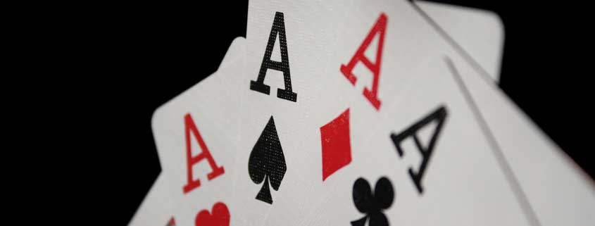 Playing cards - Four aces - publicdomain Playing cards - Four aces - publicdomain