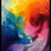 "Brushes & Strokes Abstract" by Sydney Millett