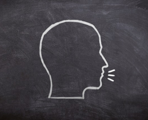 Audition - head on chalk board