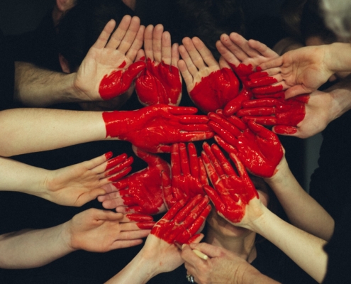 Painted Hands Image by Pexels on Pixabay