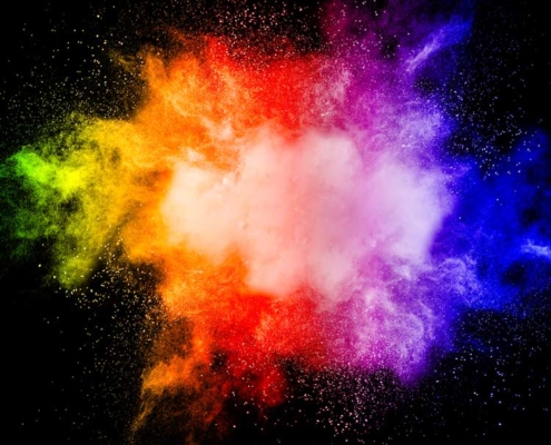 Color Burst - Experimental Art