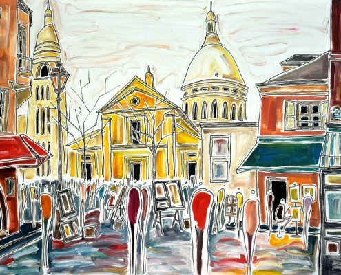 Place du Tertre by Patricia Klewe Derderian